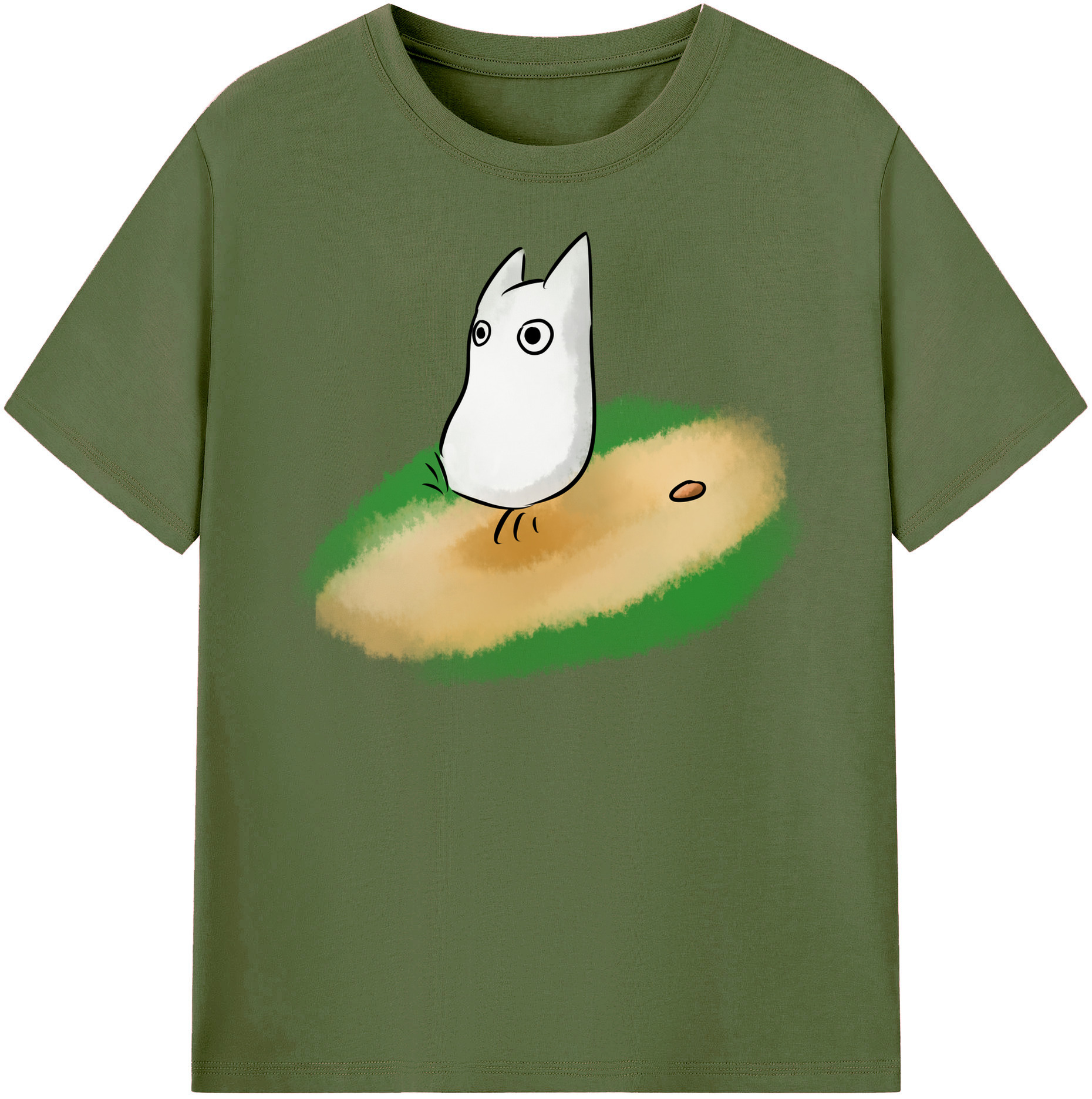 （画像用） となりのトトロ 草壁メイ 草壁サツキ My Neighbor Totoro Satsuki Kusakabe Mei Kusakabe 綿100％半袖Tシャツ（フロントプリント）